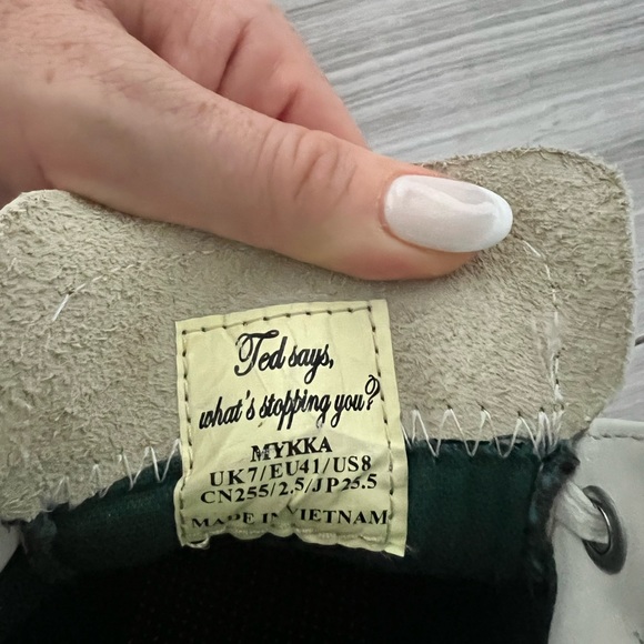 Ted Baker London leather High top sneakers. Mens 8 - Picture 5 of 5